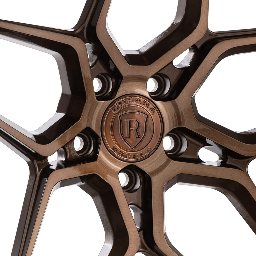 Rohana Wheels RFX11 20x9 5x114.3 Brushed Bronze P19211