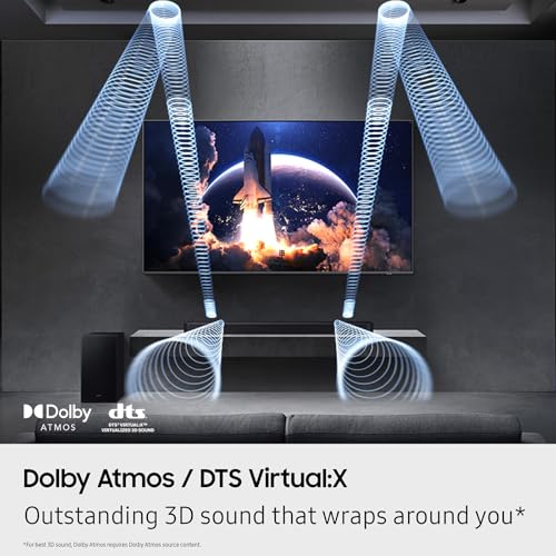 SAMSUNG Q990D 11.1.4ch Soundbar with Wireless Dolby Atmos and Rear Speakers M1387