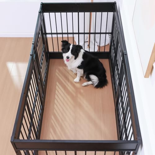 Dog Playpen 31.5" Indoor Heavy Duty Furniture Style Puppy Pen K408
