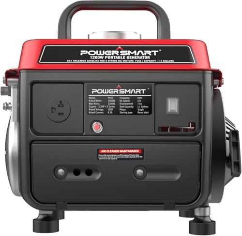 PowerSmart 2500-Watt Gas Powered Portable Inverter Generator, CO Sensor, EPA Compliant M468