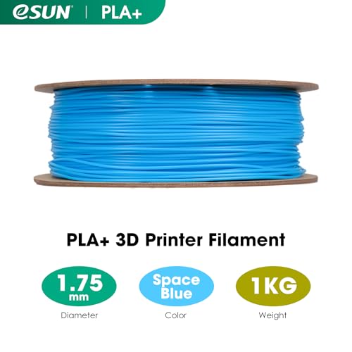 eSUN PLA+ Filament 1.75mm 3D Printer Filament, 1KG Spool, Fire Engine Red Q357
