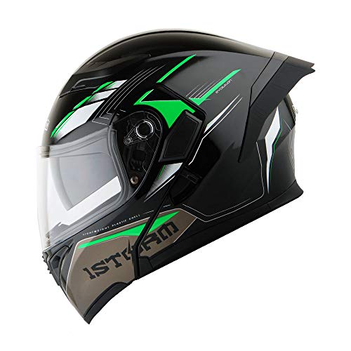 1Storm HB89 Modular Full Face Helmet Flip Up Dual Visor Z122535