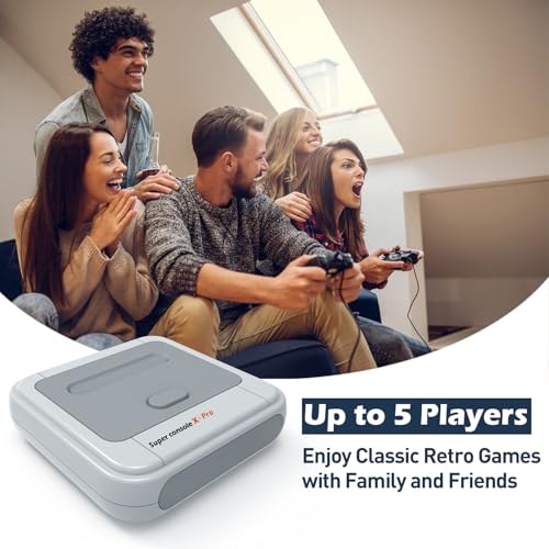 Kinhank Retro Game Console Super Console X PRO with 65000+ Games, 70+ Emulators, 4K TV M628147