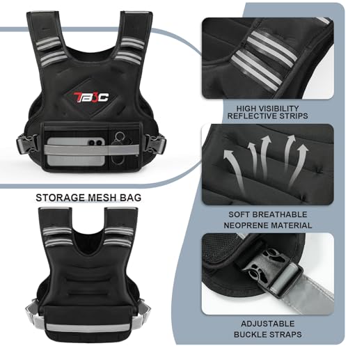 Adjustable Weighted Vest for Men and Women, 4-32lb with Ironsand Weights V832