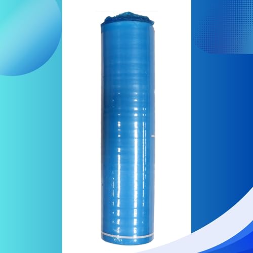 AMERIQUE 3-in-1 Heavy Duty Foam Flooring Underlayment with Tape & Vapor Barrier, Royal Blue J3857