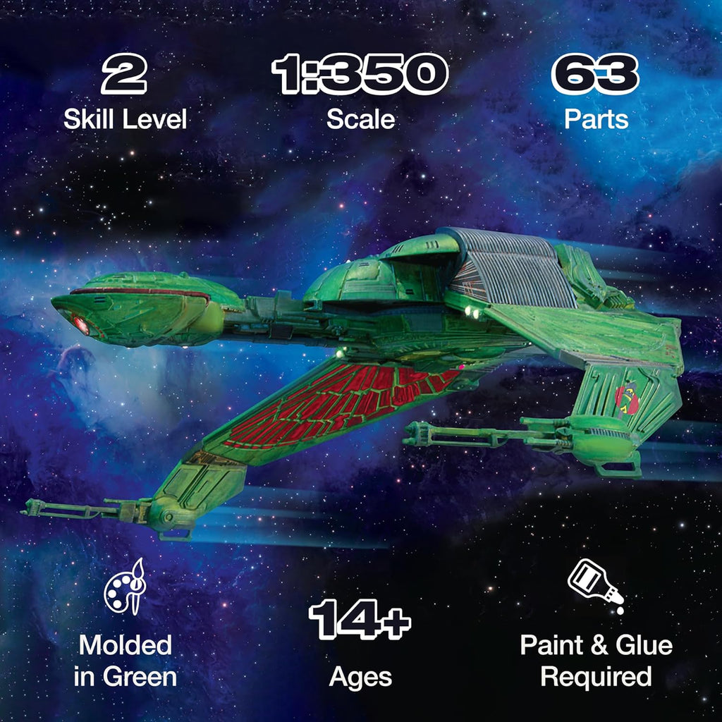 AMT Star Trek Klingon Bird of Prey 1:350 Model Kit Q262649