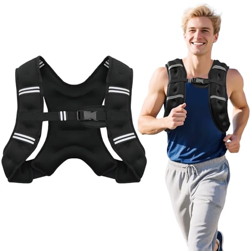 8lb-20lb Adjustable Weighted Vest for Men Women with Reflective Stripe N590