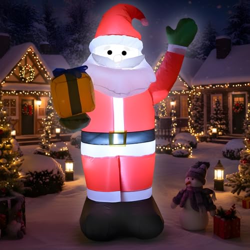 4 FT Christmas Snowman Inflatable with LED Lights Indoor Outdoor Decor E952