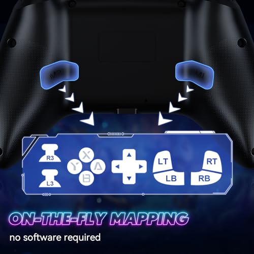 Dinosoo RGB Wireless Controller for Nintendo Switch 2/1 Lite/OLED and PC Q28397