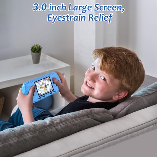 Handheld Game Console for Kids, Portable, Preloaded 258 Games J862