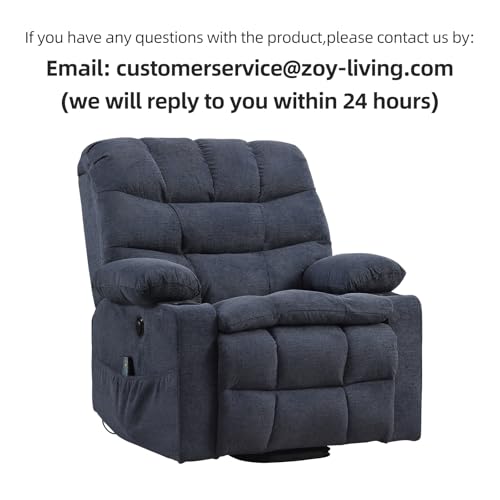 Phoenix Home Large Power Lift Recliner with Massage and Heat for Elderly, Brown O77713