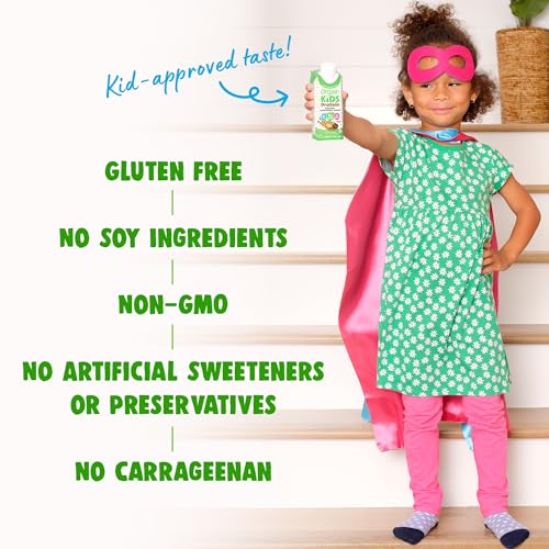 Orgain Organic Kids Protein Nutritional Shake, Chocolate, 8g Protein, 8.25 Fl Oz (Pack of 12) S5828
