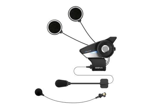 Sena 20S EVO Motorcycle Bluetooth Headset Communication System with HD Speakers, Black S551942