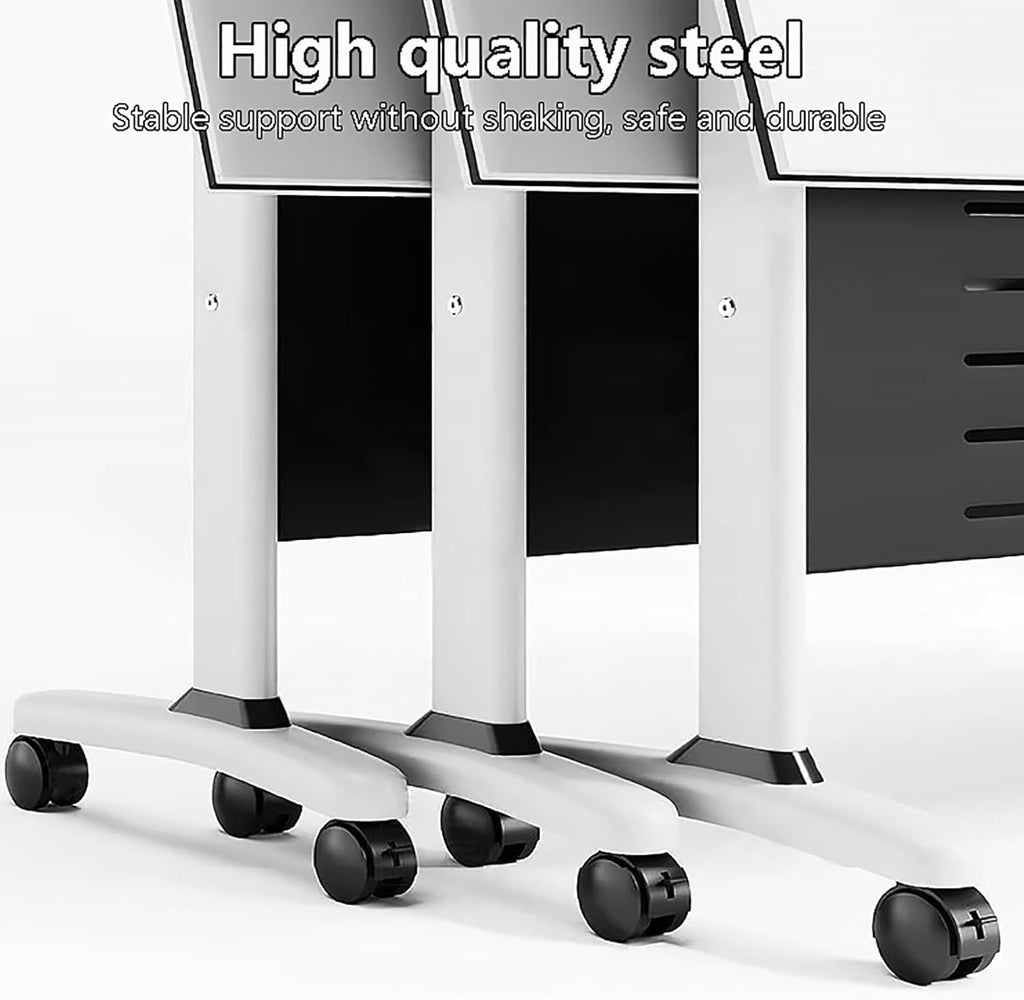 Foldable Conference Table with Casters for Meeting Rooms O33443