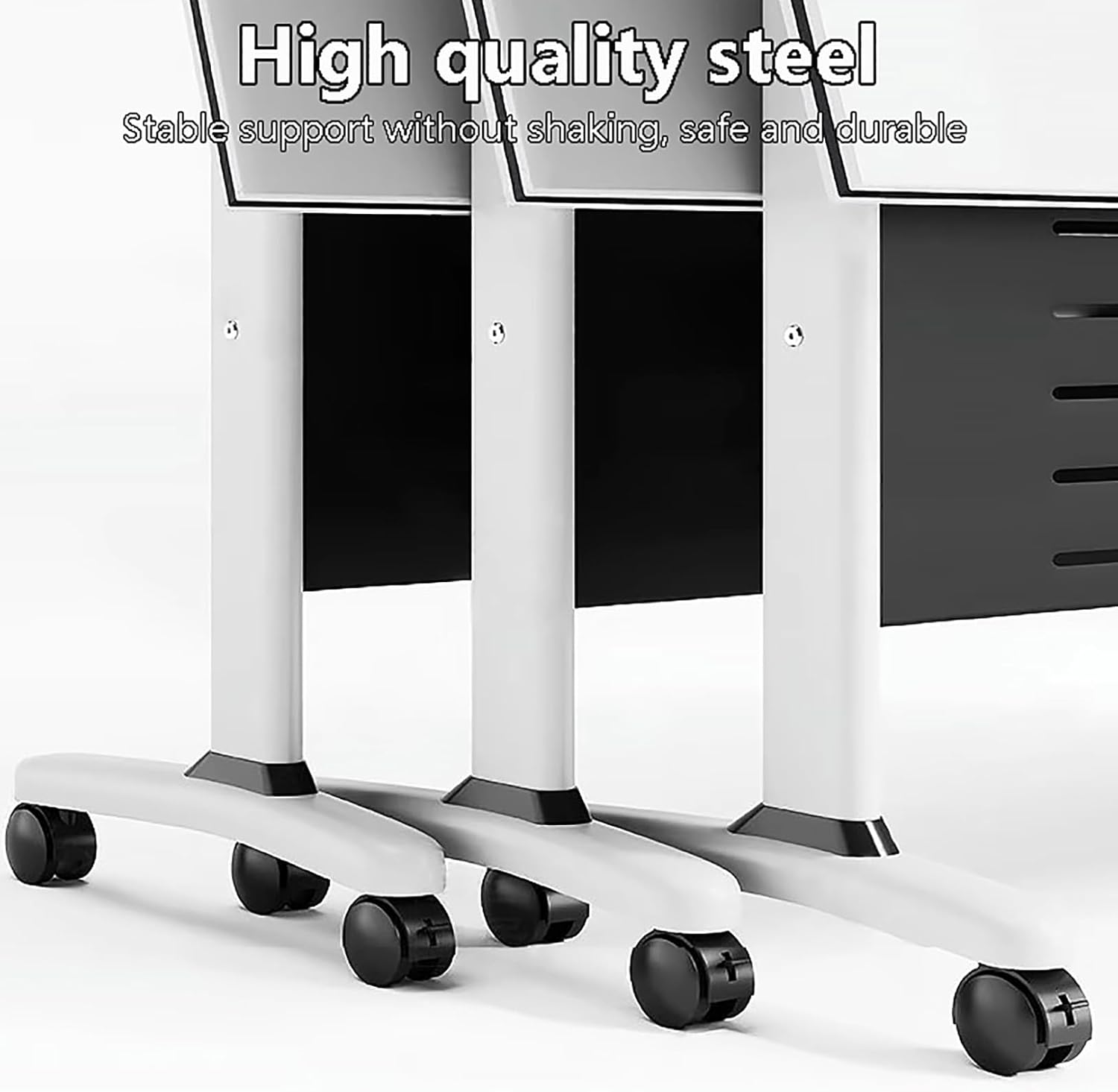 Foldable Conference Table with Casters for Meeting Rooms O33443