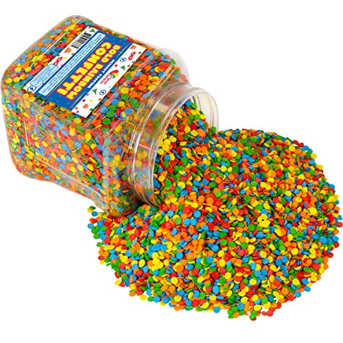 Snowflake Confetti Sprinkles - 1.2 Pounds - Blue & White Jimmies for Baking A6962