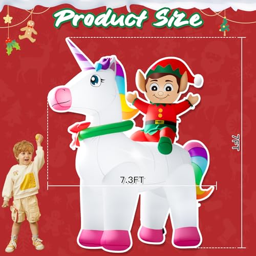 10FT Christmas Inflatables Snowman Outdoor Decorations with LED Lights C661