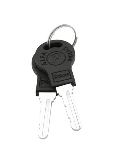 Alfa Cable Bike Lock with 3 Keys, 5 Feet, Ring Red X430788