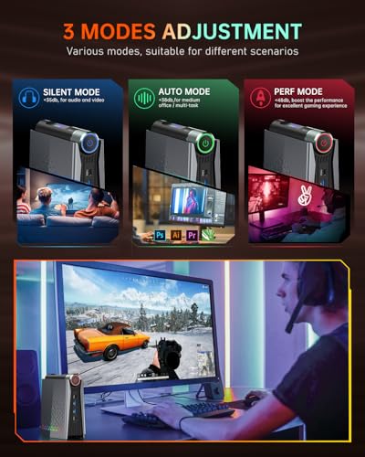 ACEMAGICIAN S3A Mini PC, Ryzen 7 5875U, 16GB DDR4 512GB NVMe SSD F699390