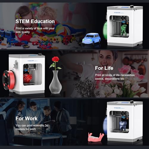 TINA2S WEEDO Mini 3D Printer with WiFi, Auto Leveling, Fully Assembled FDM for Beginners S900