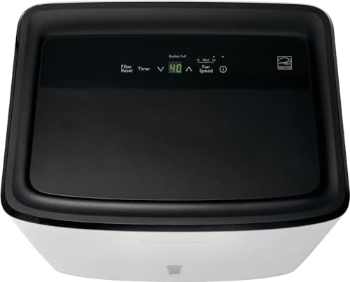 Frigidaire 50-Pint Portable Dehumidifier with Wi-Fi for Medium/Large Rooms, White Q334986