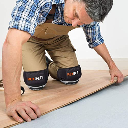 REXBETI Gel Knee Pads for Work, Heavy Duty Anti-slip, 1 Pair T1155