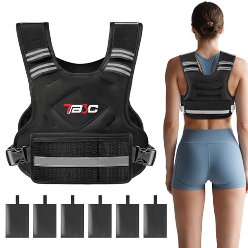 Adjustable Weighted Vest for Men and Women, 4-32lb with Ironsand Weights V832
