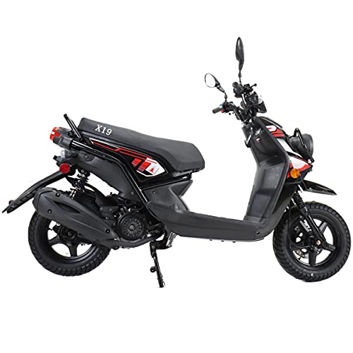 X-PRO 150cc Adult Street Moped with 12" Aluminum Wheels White W326