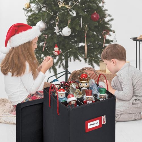 Christmas Nutcracker Storage Box for Figurines and Ornaments U4635