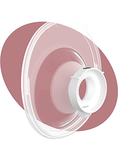 Momcozy M5 Hands-Free Wearable Breast Pump, Double-Sealed Flange, 3 Modes & 9 Suction Levels, 24mm, 2-Pack Quill Gray Z371714