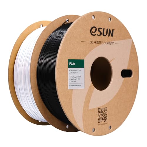 eSUN PLA+ Filament 1.75mm 3D Printer Filament, 1KG Spool, Fire Engine Red Q357