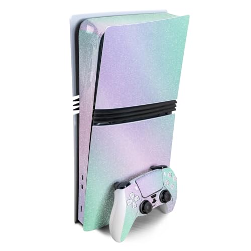 MightySkins Carbon Fiber Gaming Skin for PS5 Digital Edition Disc Drive - Black Camo S1804
