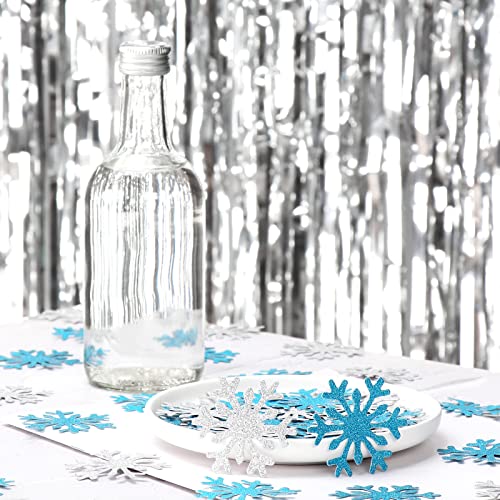 White-Gold Christmas Tree Star Confetti 300pcs Party Decoration N454