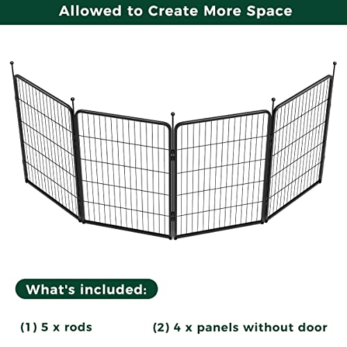 FXW Rollick Dog Playpen 32 Inch 16 Panels for Small and Medium Dogs E405995