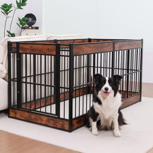 Dog Playpen 31.5" Indoor Heavy Duty Furniture Style Puppy Pen K408
