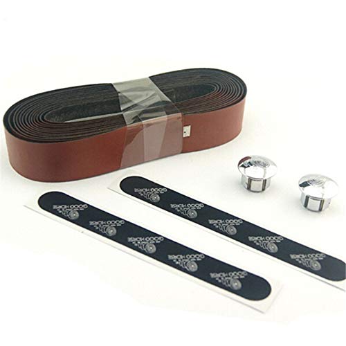 Retro Cow Leather Road Bike Handlebar Tape, Non-Slip V1584