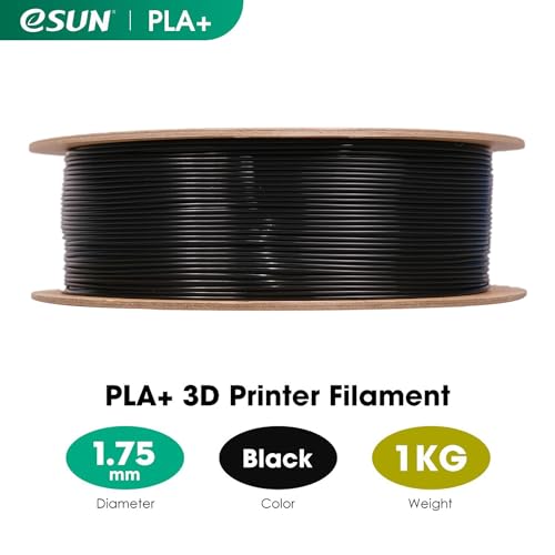 eSUN PLA+ Filament 1.75mm 3D Printer Filament, 1KG Spool, Fire Engine Red Q357
