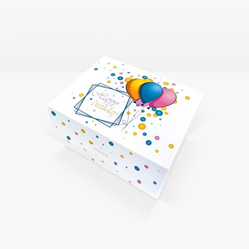 FETTIPOP Merry Christmas Exploding Confetti Gift Box, Pop Up Surprise, Prank Gift Wrapping Idea E58876