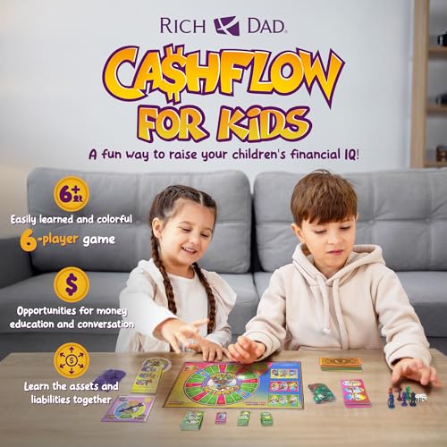 Rich Dad CASHFLOW Board Game, Educational Finance Literacy Game for Ages 14 & Up U172
