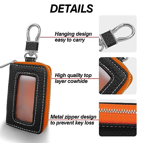 Sosolong Universal Key Fob Cover Leather Car Key Case X775218