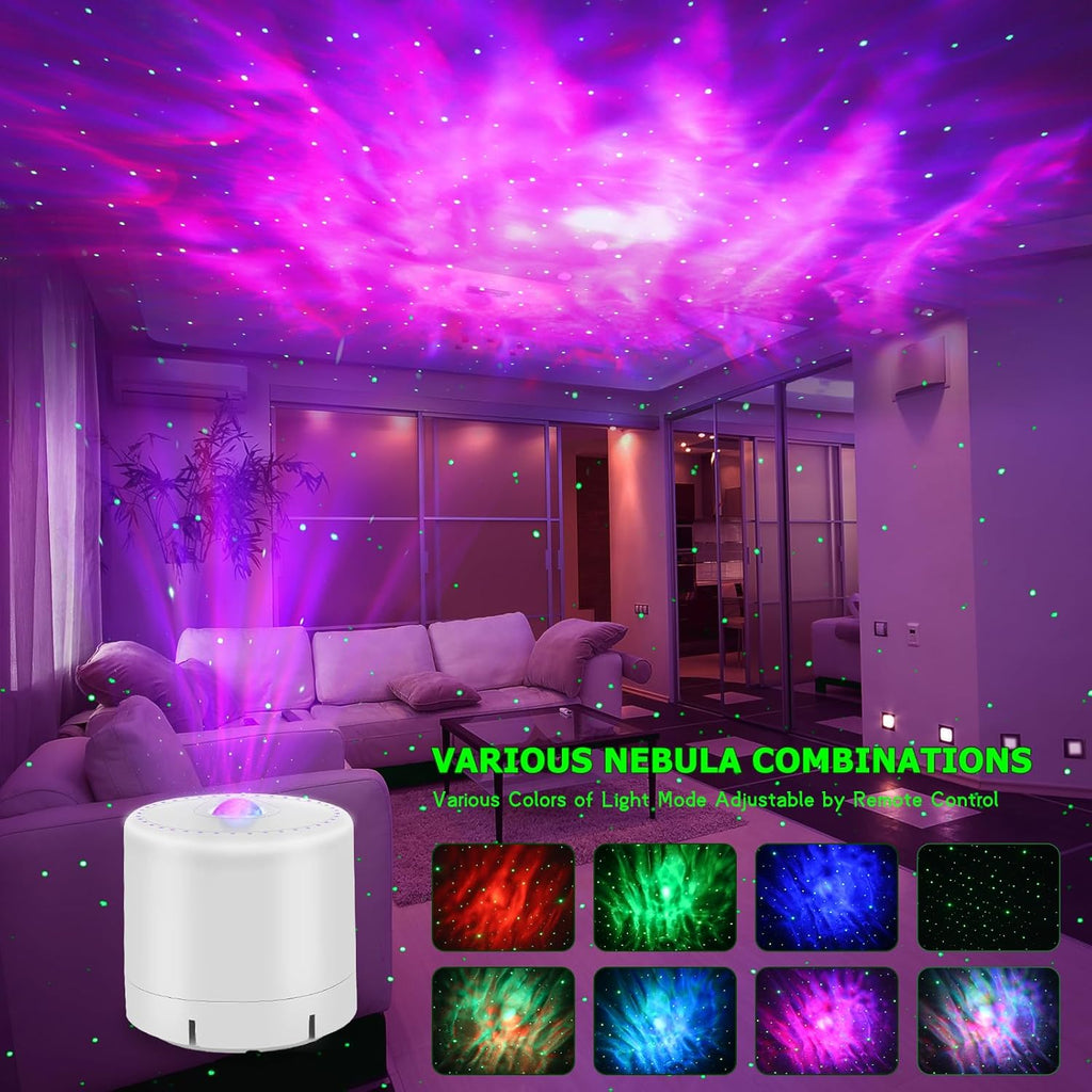 Galaxy Projector Star Night Light with Remote and Timer L1219