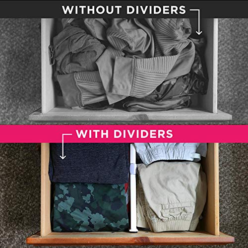 6 Drawer Organizer and Dividers for Kitchen, Bedroom, and Bathroom X806