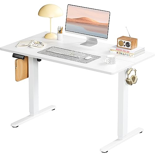 Adjustable Height Electric Standing Desk 55x24 Inch Black W5266