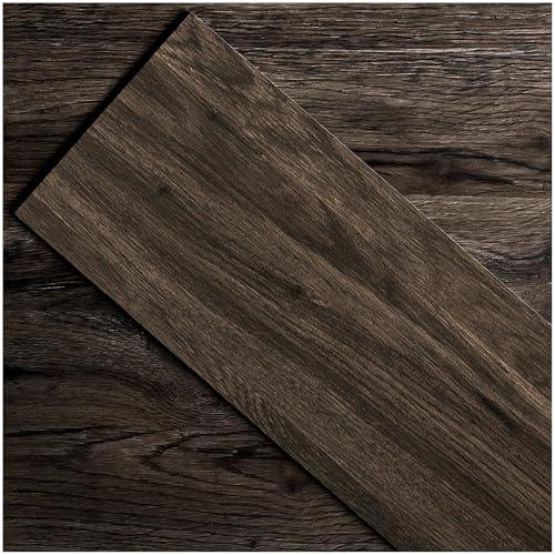 ATOPOSE Peel and Stick Vinyl Flooring 36pcs 6"×36" Wood Effect Waterproof D74600