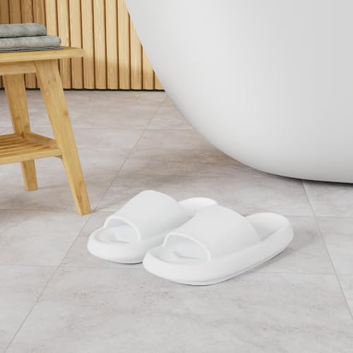 BRONAX Pillow Slippers for Women and Men, Cushioned Thick Sole B486351