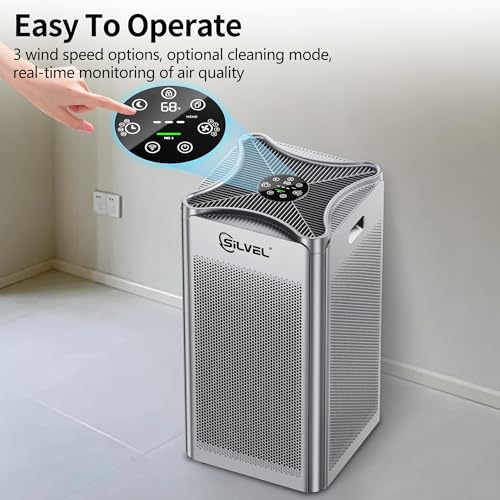 Air Purifier for Extra Large Room with H13 HEPA Washable Filter L613