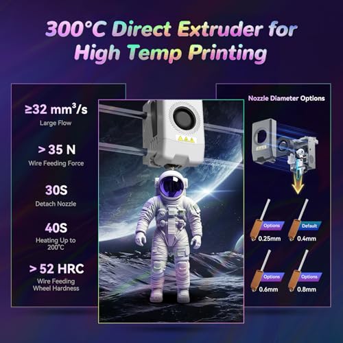 FLASHFORGE Adventurer 5M 3D Printer, High-Speed FDM with Auto Leveling J1032