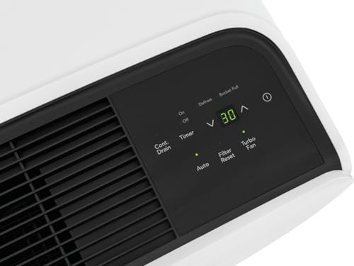 Frigidaire 50-Pint Portable Dehumidifier with Wi-Fi for Medium/Large Rooms, White Q334986