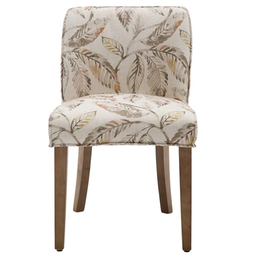 Upholstered Dining Chairs Set of 2, Farmhouse Cane Back Rattan Side Chairs, White S588127