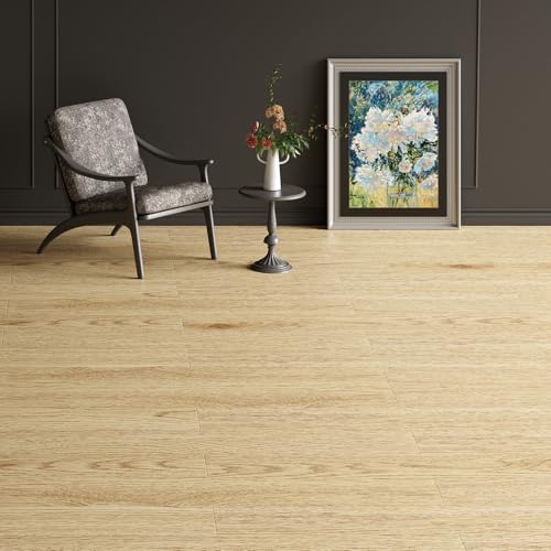 ATOPOSE Peel and Stick Vinyl Flooring 36pcs 6"×36" Wood Effect Waterproof D74600
